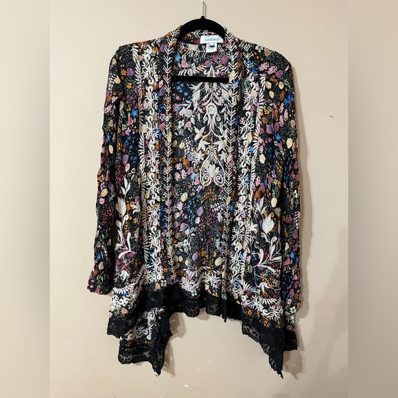 Sundance Sweaters - Sundance Multicolor Embroidered Kimono Size XS/S
